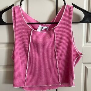 Princess Polly pink tank size 2